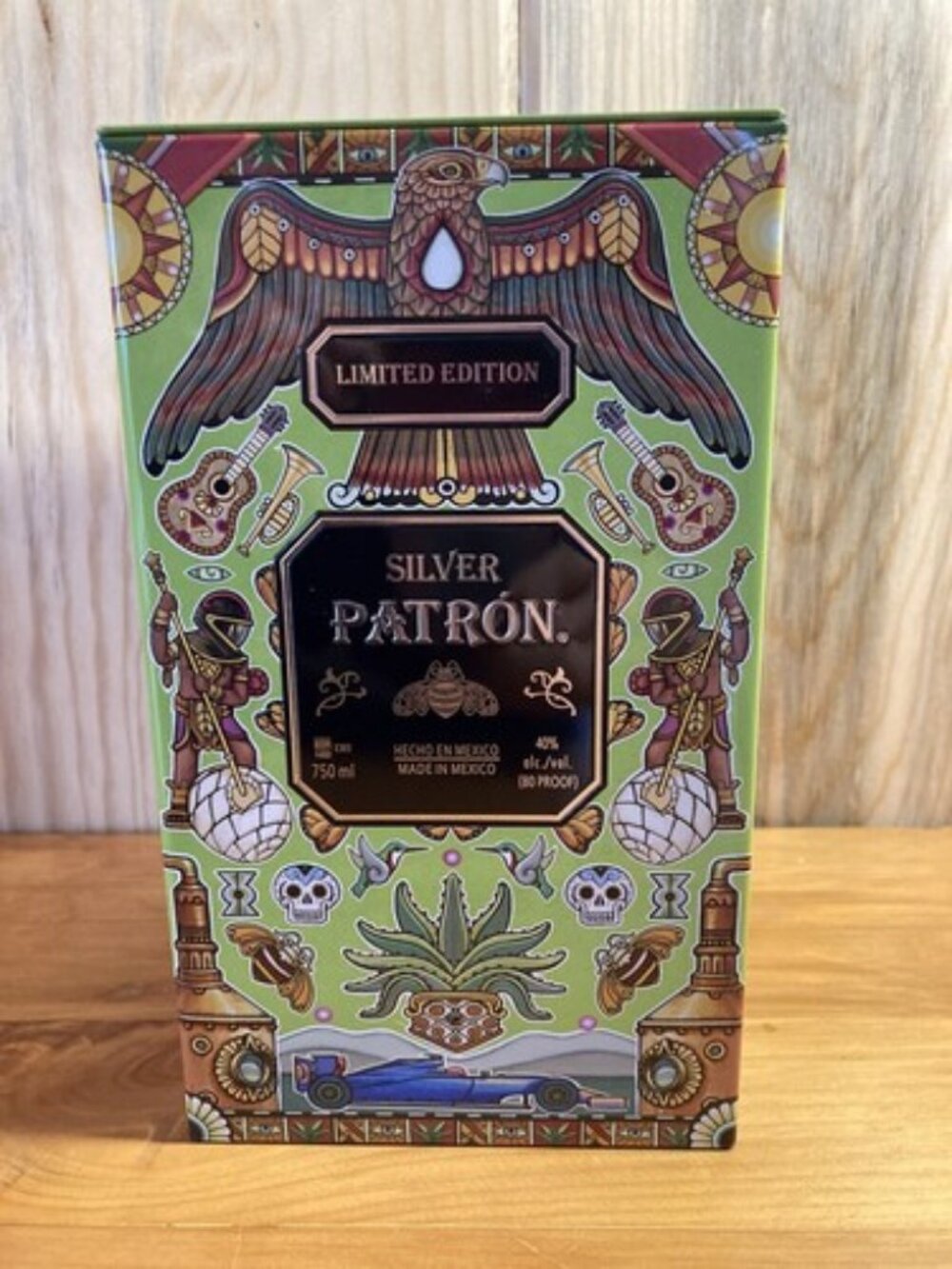 Patron Silver Limited Edition 2023 Collectable Tin Sergio Perez Love Of Mexico